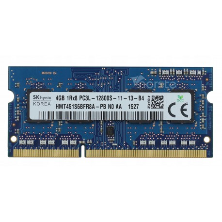 Pamięć RAM SKHYNIX 4GB DDR3L 1600Mhz HMT451S6BFR8A-PB N0 AA używana