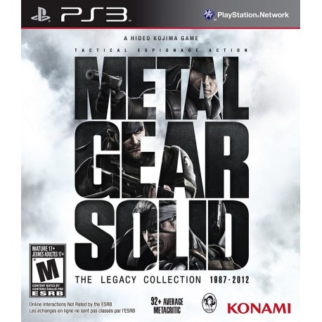 Metal Gear Solid The Legacy Collection PS3 używana ENG