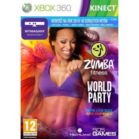 Zumba Fitness World Party X360 nowa ENG