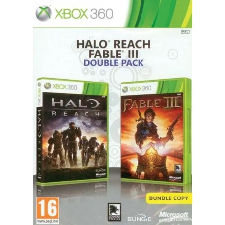 Halo Reach Fable III Double Pack X360 używana ENG