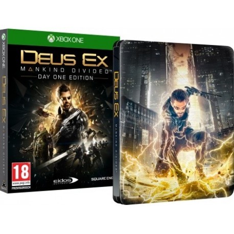 Deus Ex Mankind Divided Day One Edition Steelbook XONE używana ENG
